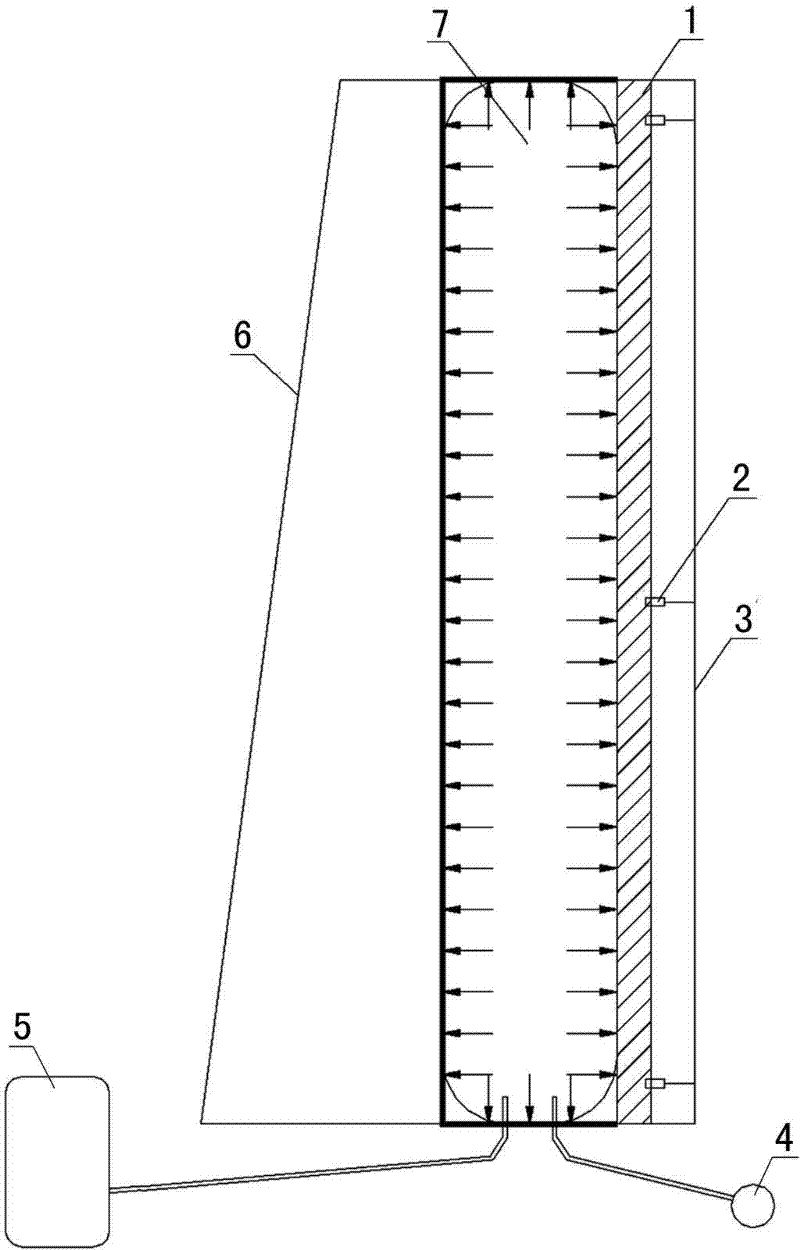 On-site wind pressure resistance equivalent static-load detection method and device