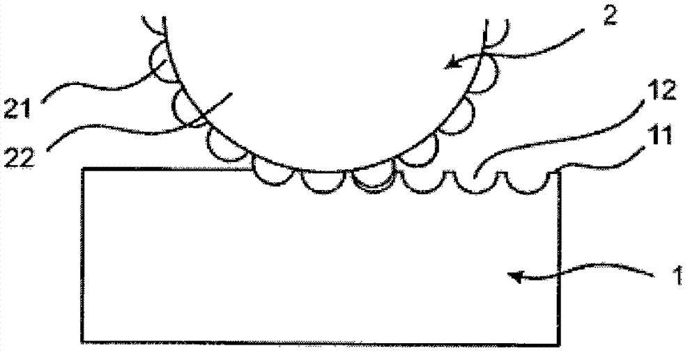 Electro-optical or electromechanical structural element or sliding element