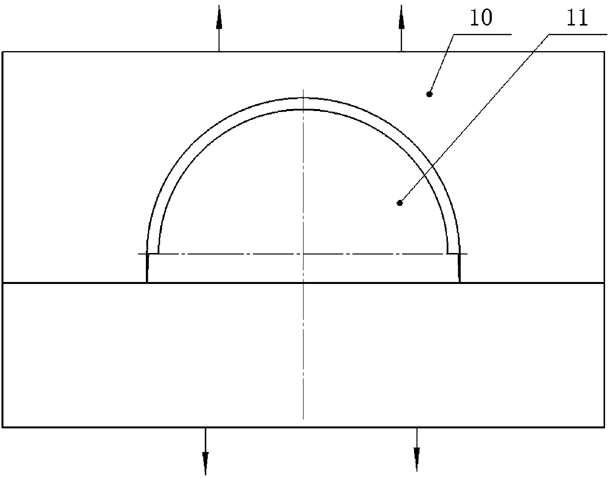 Lost foam casting process for double-bell-and-spigot grey cast iron thin wall pipe fittings and sand box for process