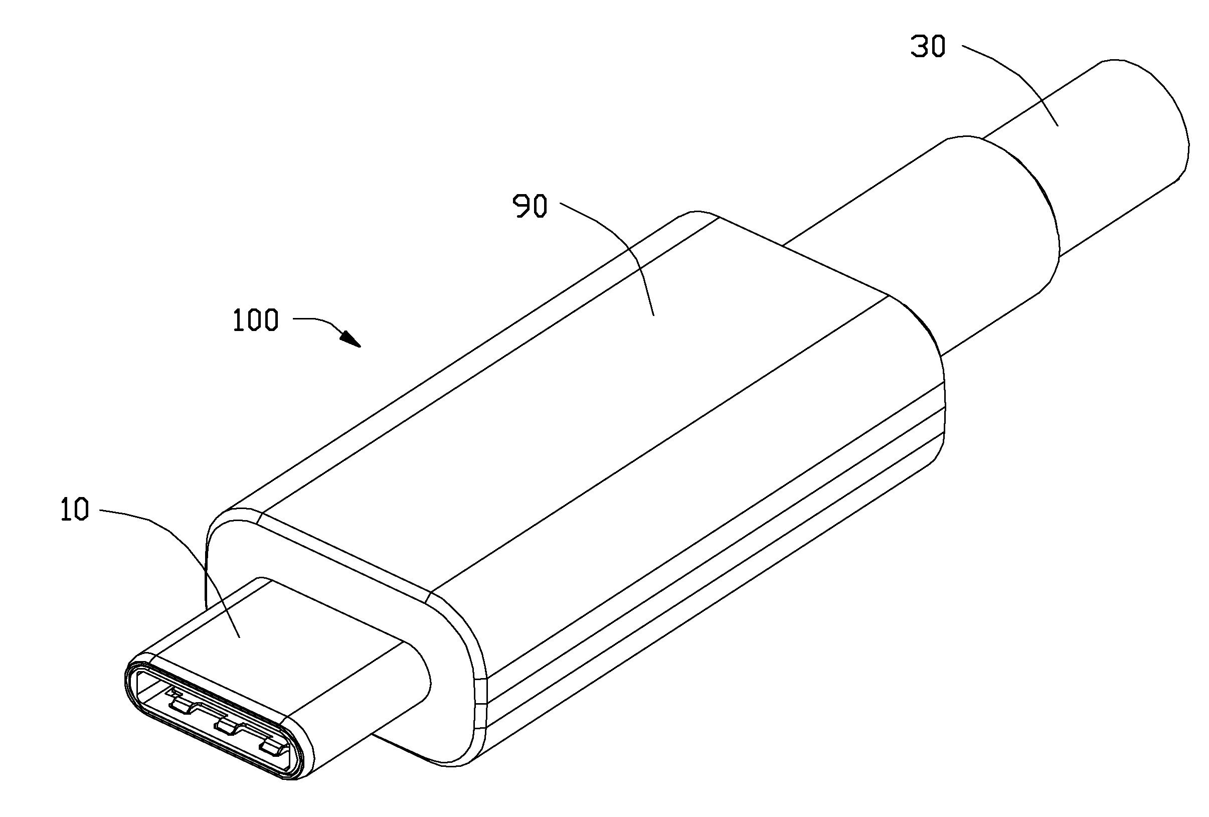 Manufacturing method of a cable connector assembly