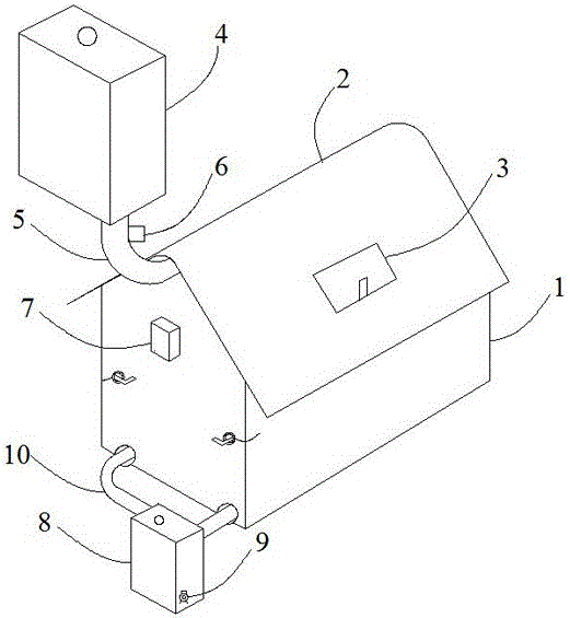 Method for producing blanched garlic leaves with blanched garlic leaf production device