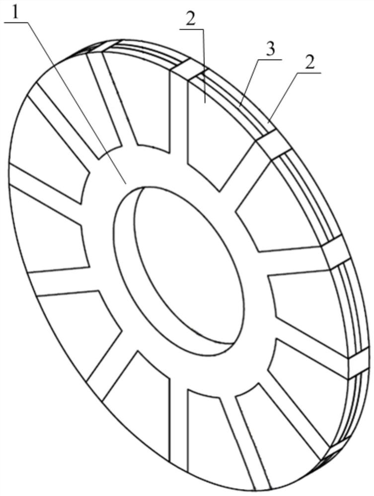 Magnetic steel, motor rotor and axial magnetic field motor