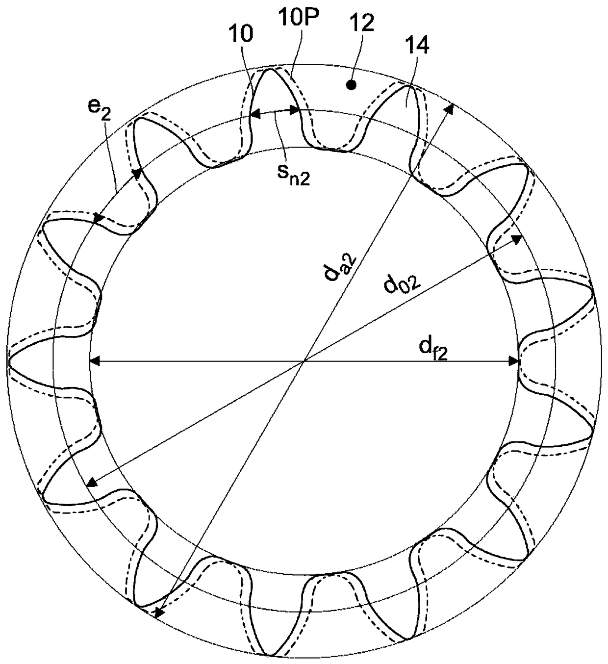 Gear pair for a helical gear transmission, helical gear transmission with such a gear pairing and use of such a gear pair in spur gear transmissions