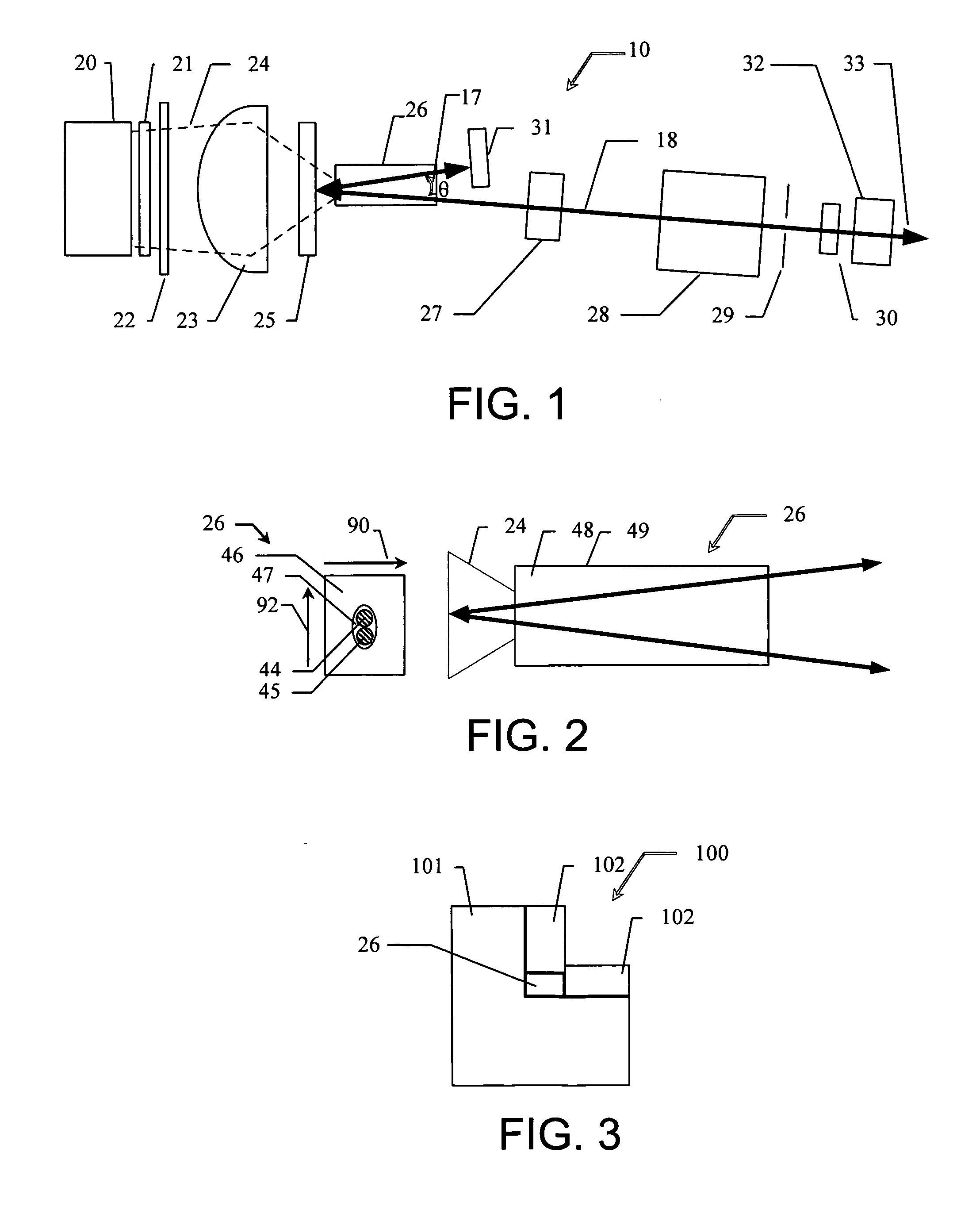 Longitudinally pumped solid state laser and methods of making and using