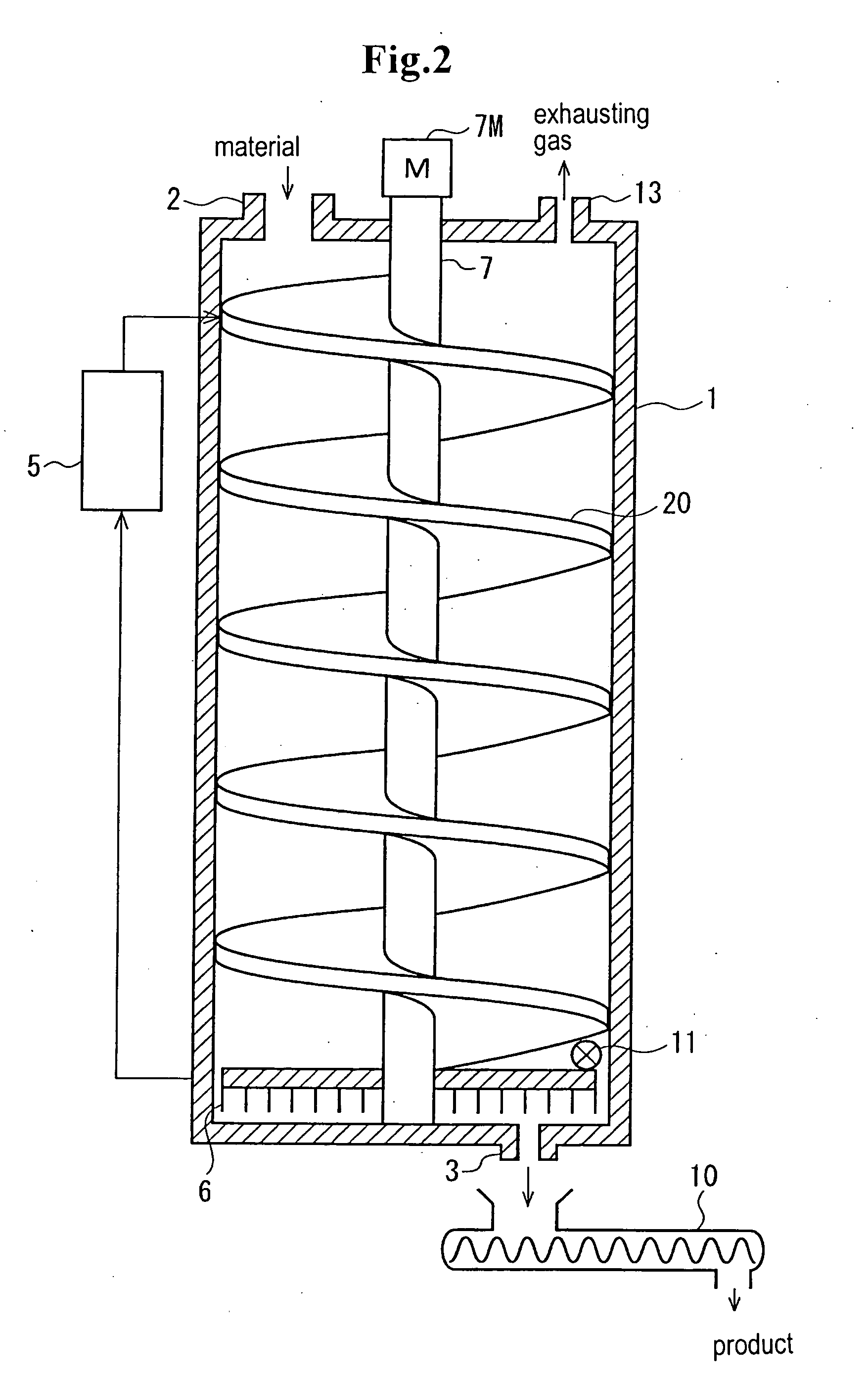 Apparatus and method for producing matured compost-like material