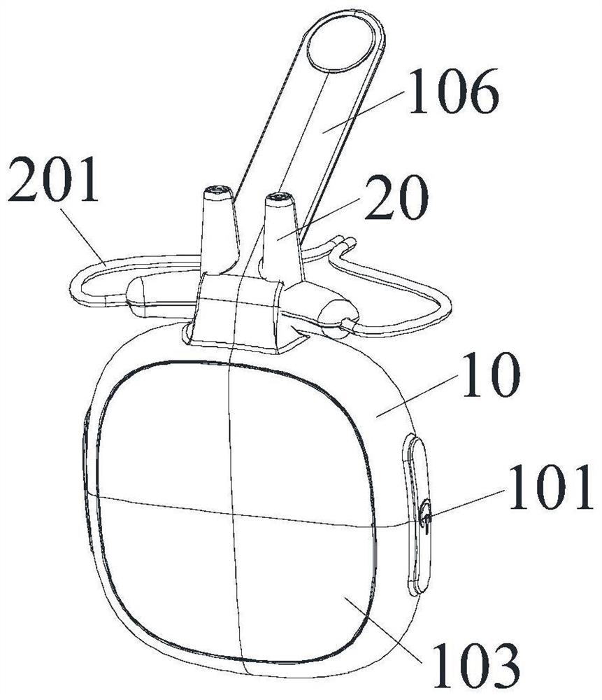 Rhinitis inhibiting and repairing therapeutic apparatus