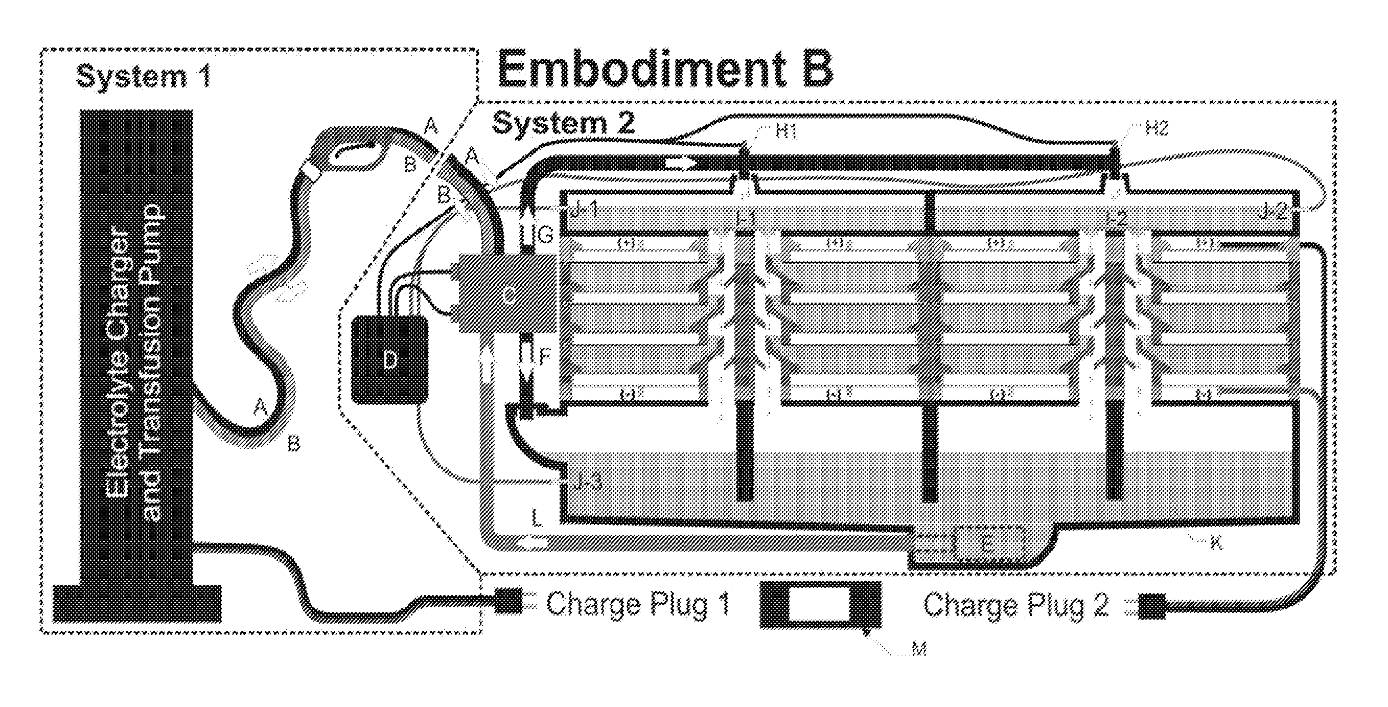 Electrically rechargeable, metal-air battery systems and methods