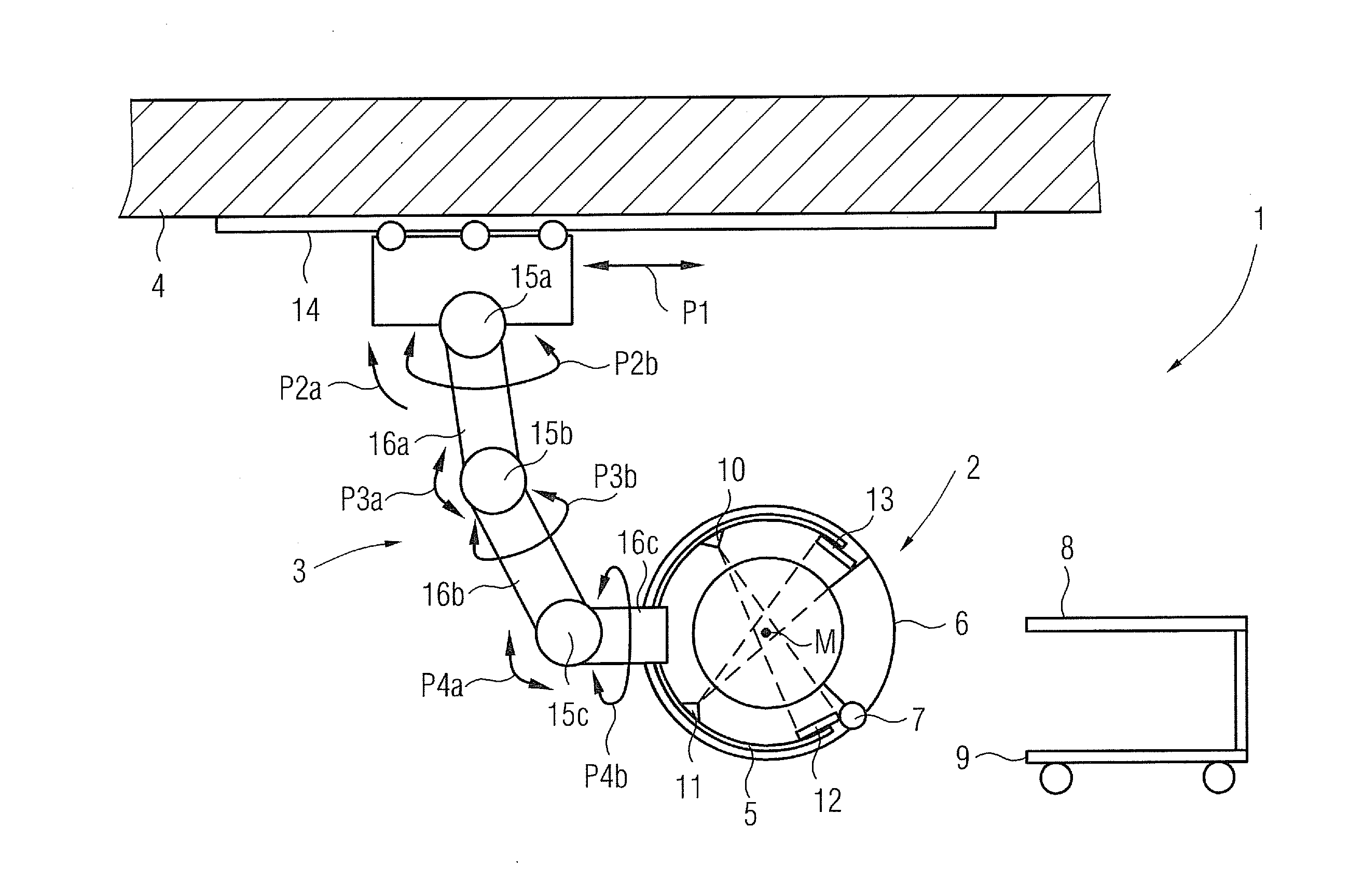 Imaging apparatus comprising a ring-shaped gantry