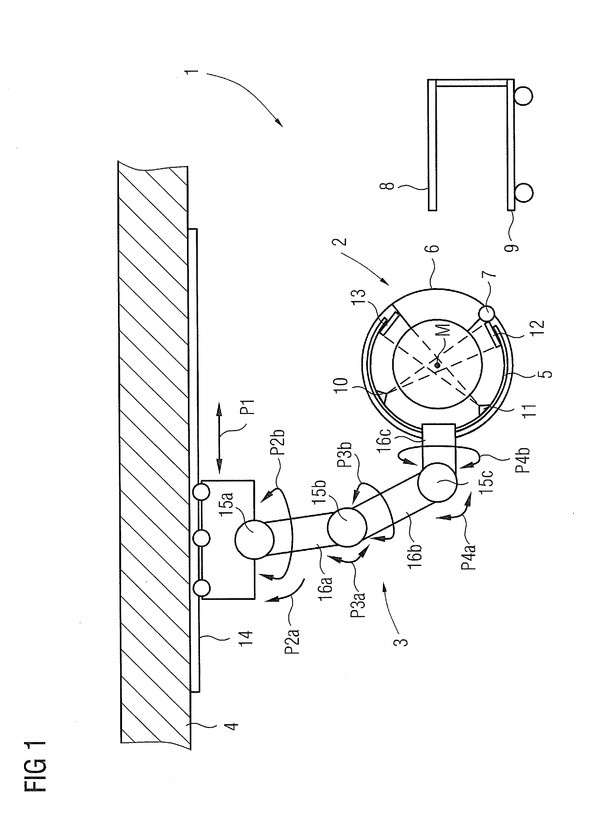 Imaging apparatus comprising a ring-shaped gantry