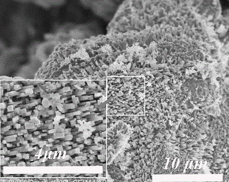 A large porous zeolite composed of nano crystal grains and its preparation method