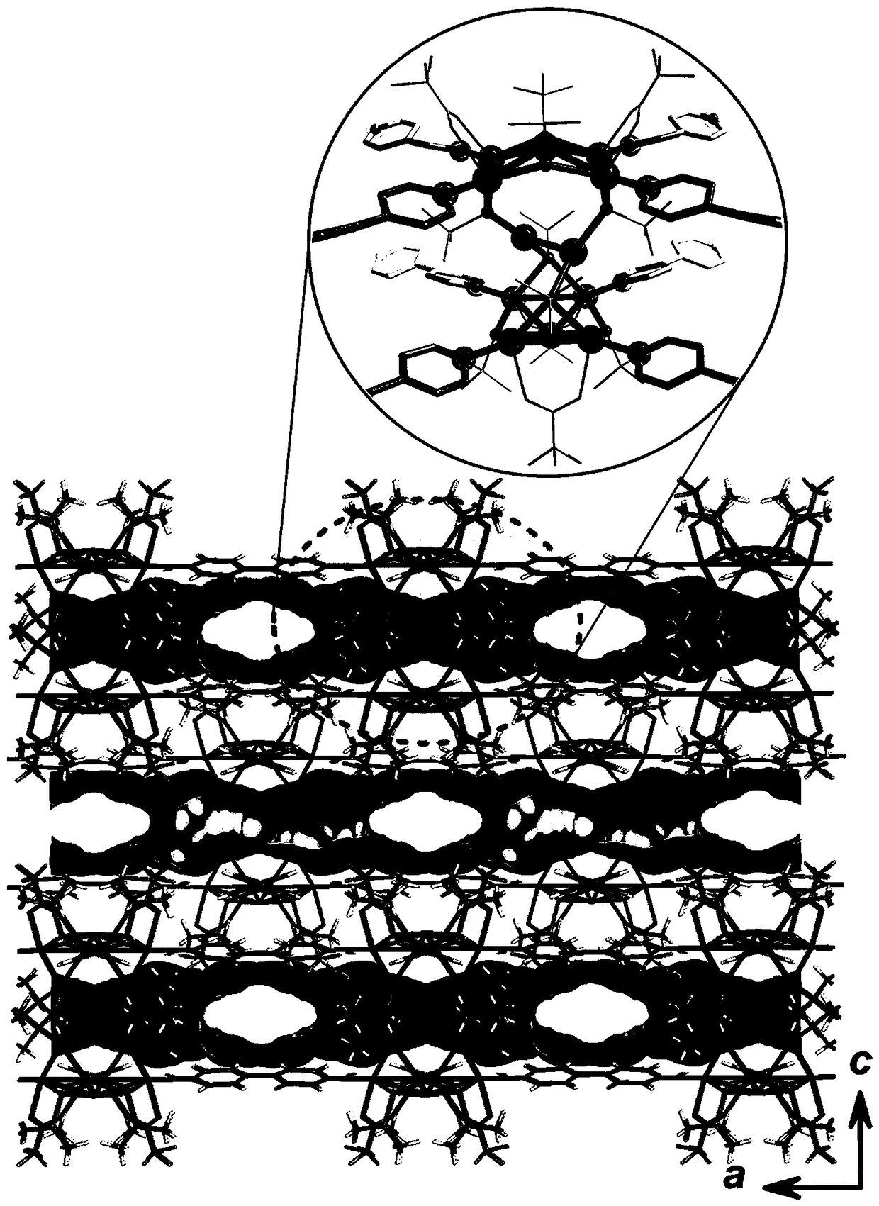 Application of a Mercapto Silver Cluster Coordination Polymer in the Detection of Organic Solvents