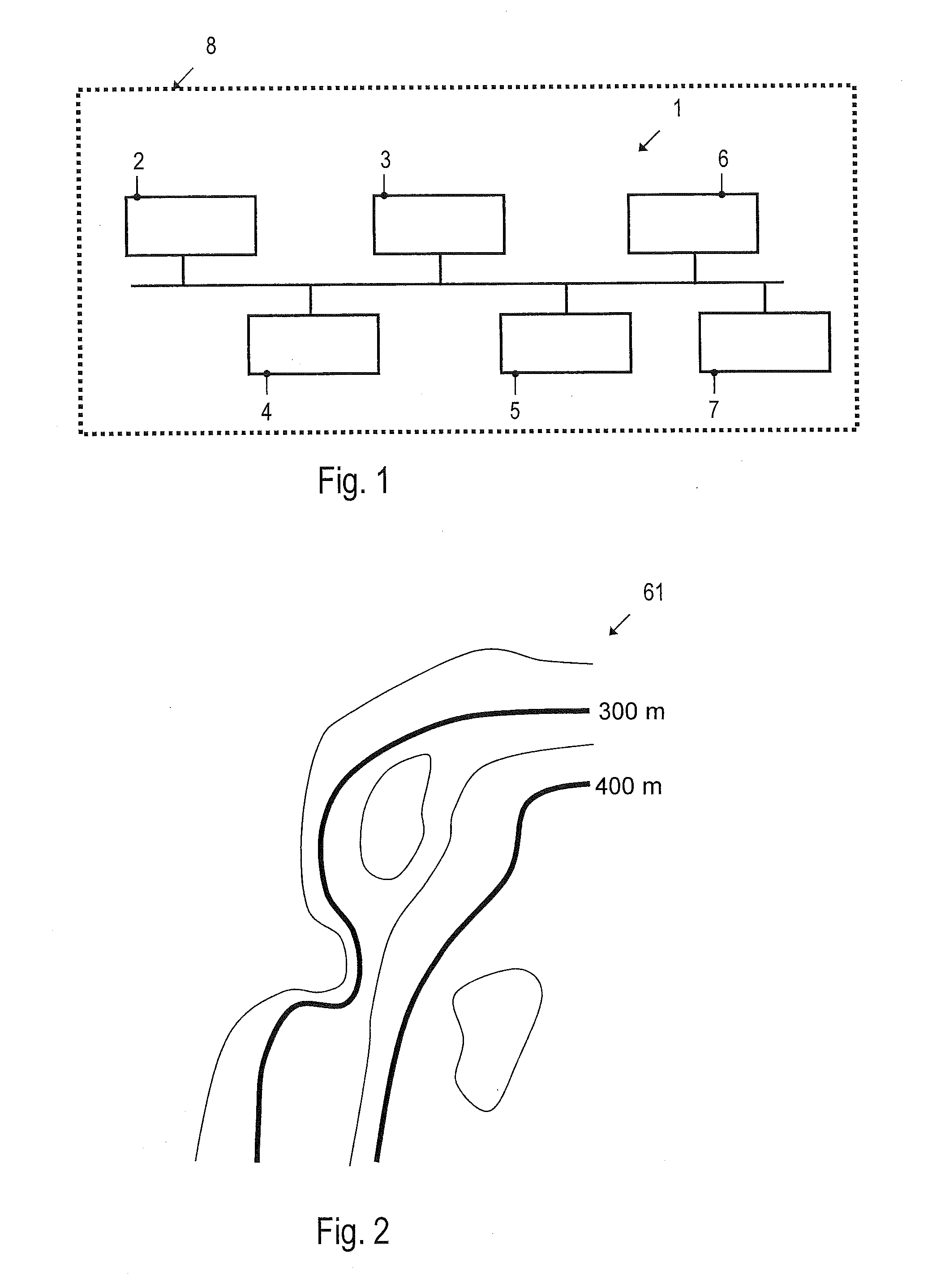 Navigation device, method of predicting a visibility of a triangular face in an electronic map view, and method for generating a database