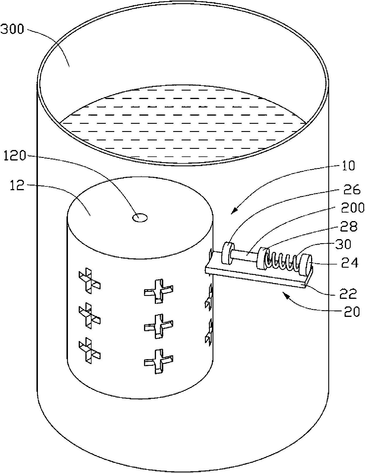 Dispergation device and dispergation method thereof