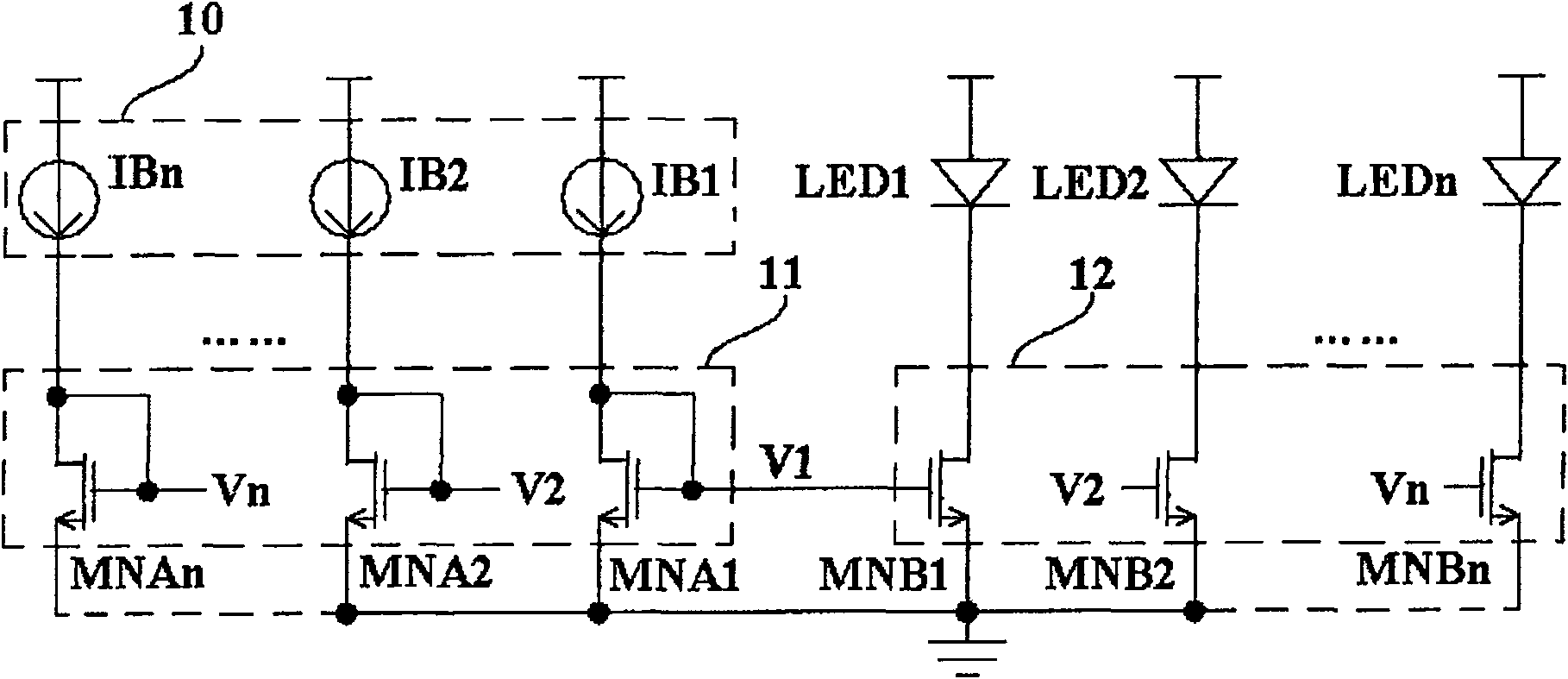 Multi-path LED drive circuit