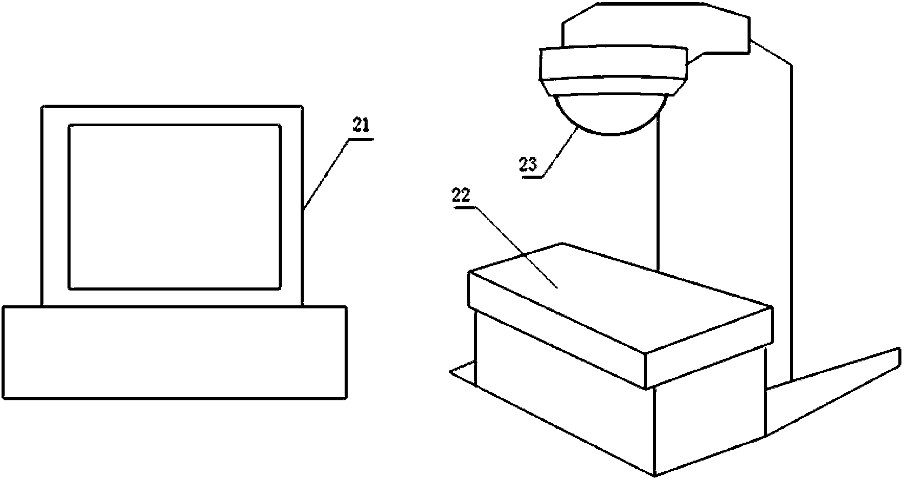 Capsule endoscope system with portable positioning device