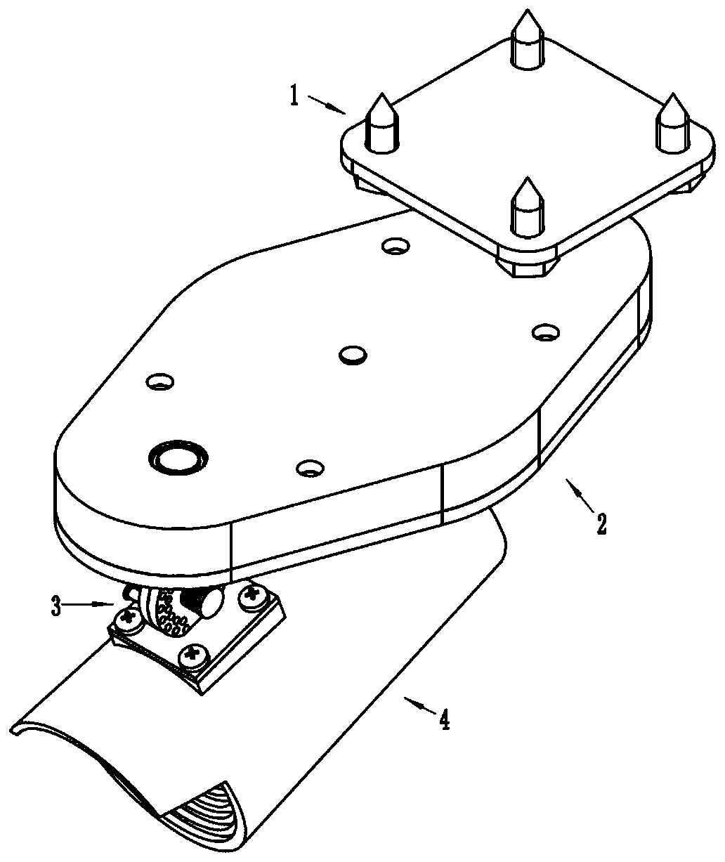 Fixing device for electronic monitoring equipment