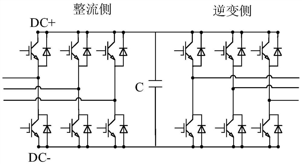 Method and device for predicting service life of thin-film capacitor and computer equipment