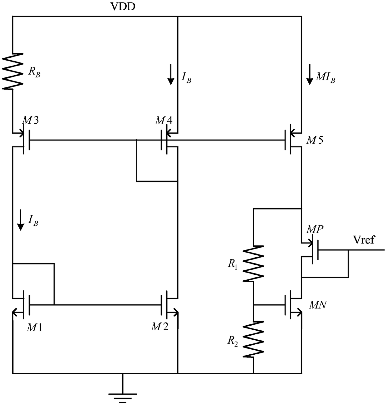 Biasing circuit