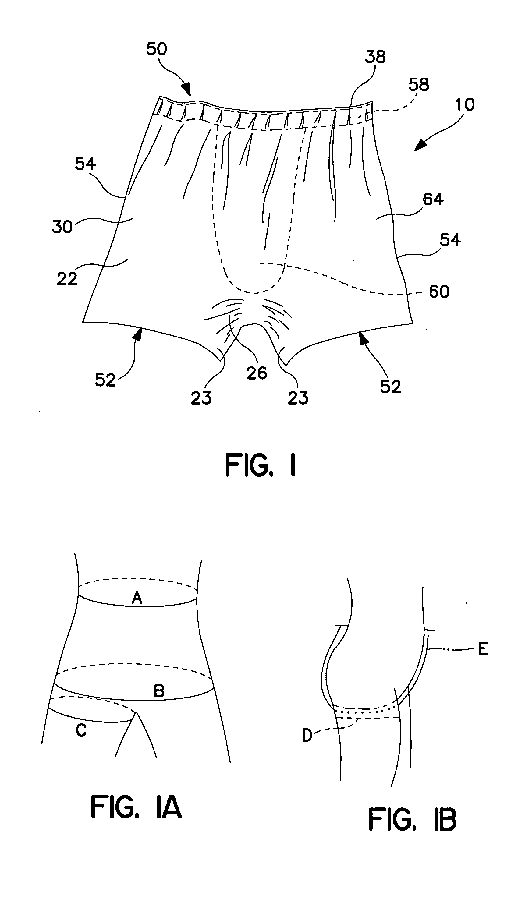 Process of making boxer shorts from a web