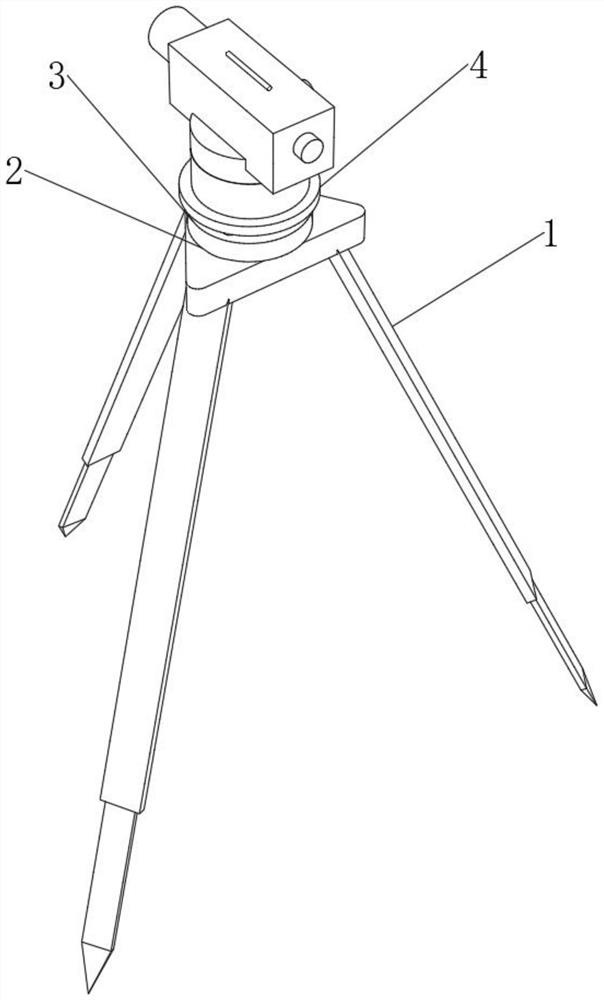 Positioning regulator of surveying instrument and using method thereof