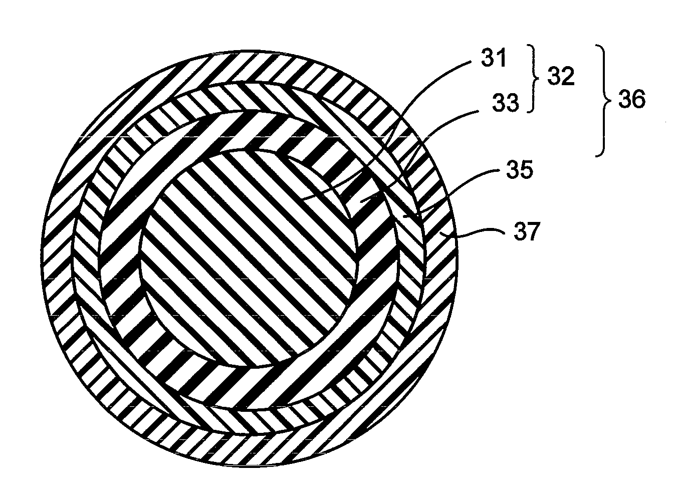 Golf ball and process for preparing the same