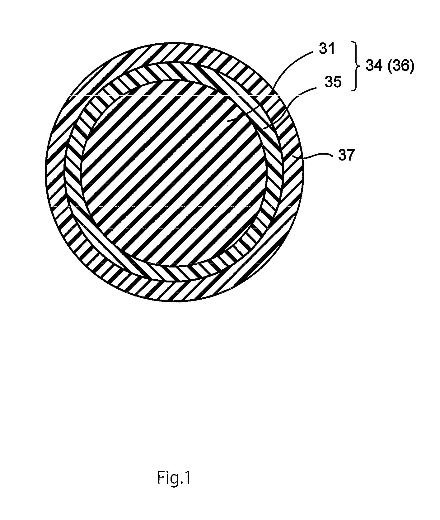Golf ball and process for preparing the same