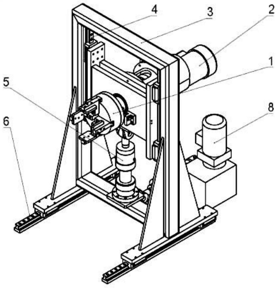 Aluminum electrolysis double-anode guide rod overturning and shifting mechanism