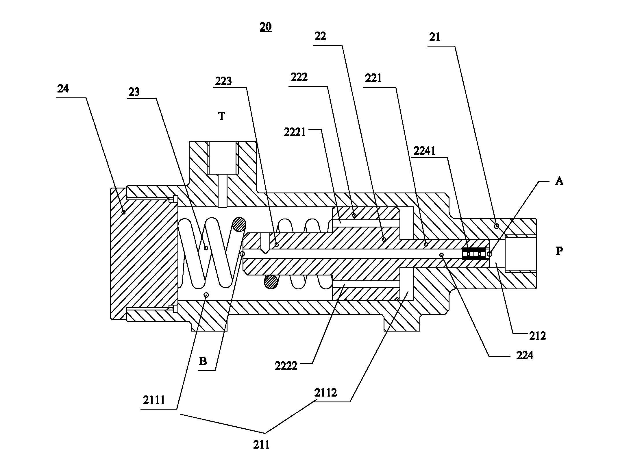 Pressure adjusting device and hydraulic system