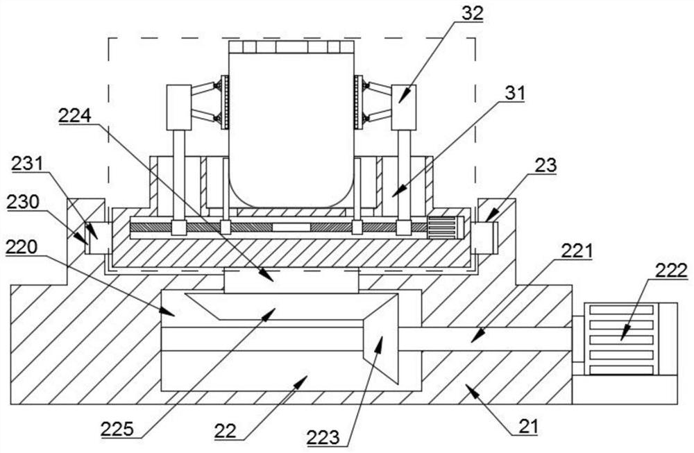 Perforating device for processing fuel filter