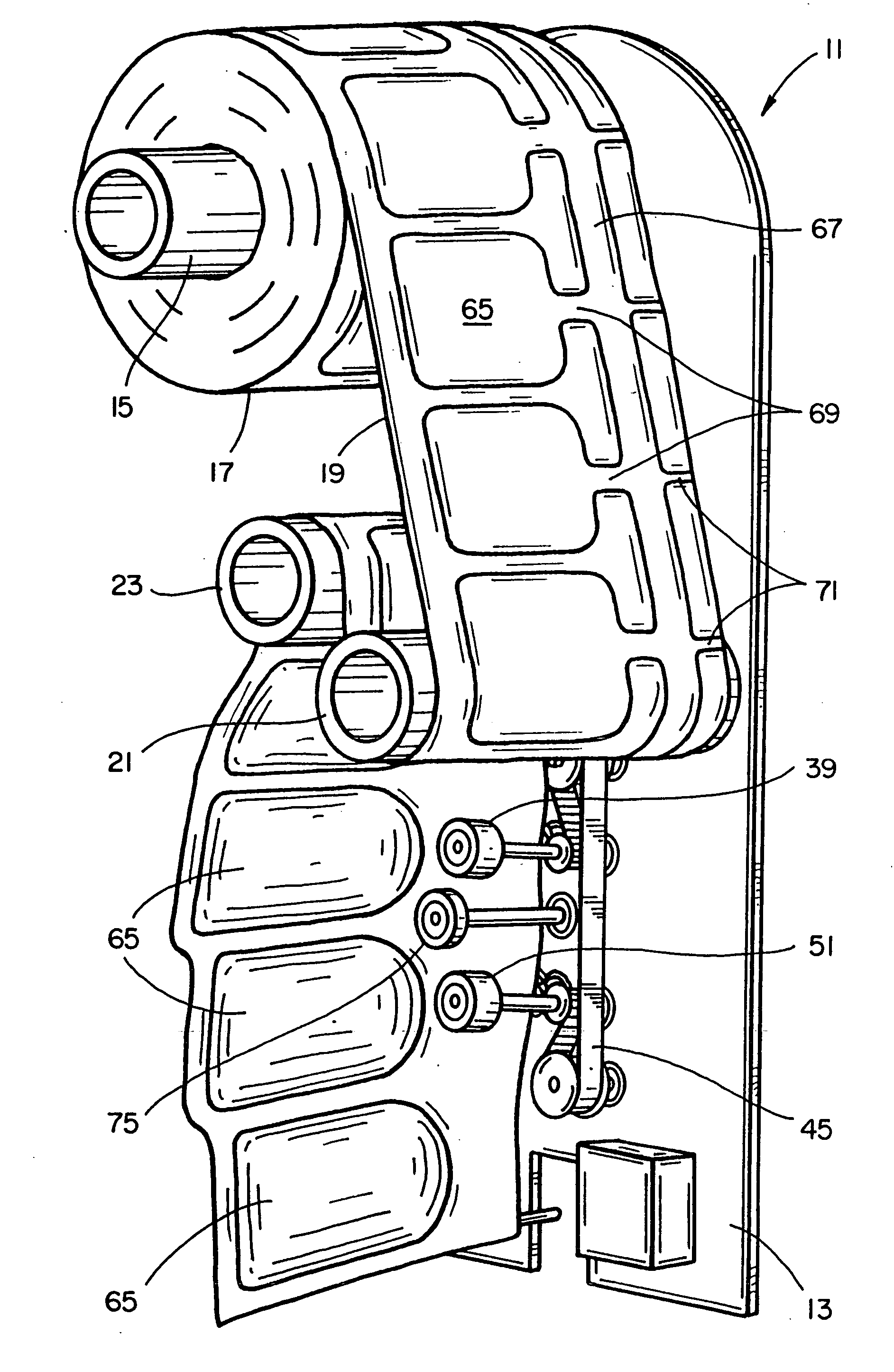 Apparatus for inflating and sealing pillows in packaging cushions