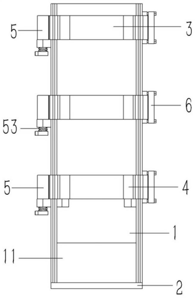 Bandage fixing structure of medical rehabilitation training machine