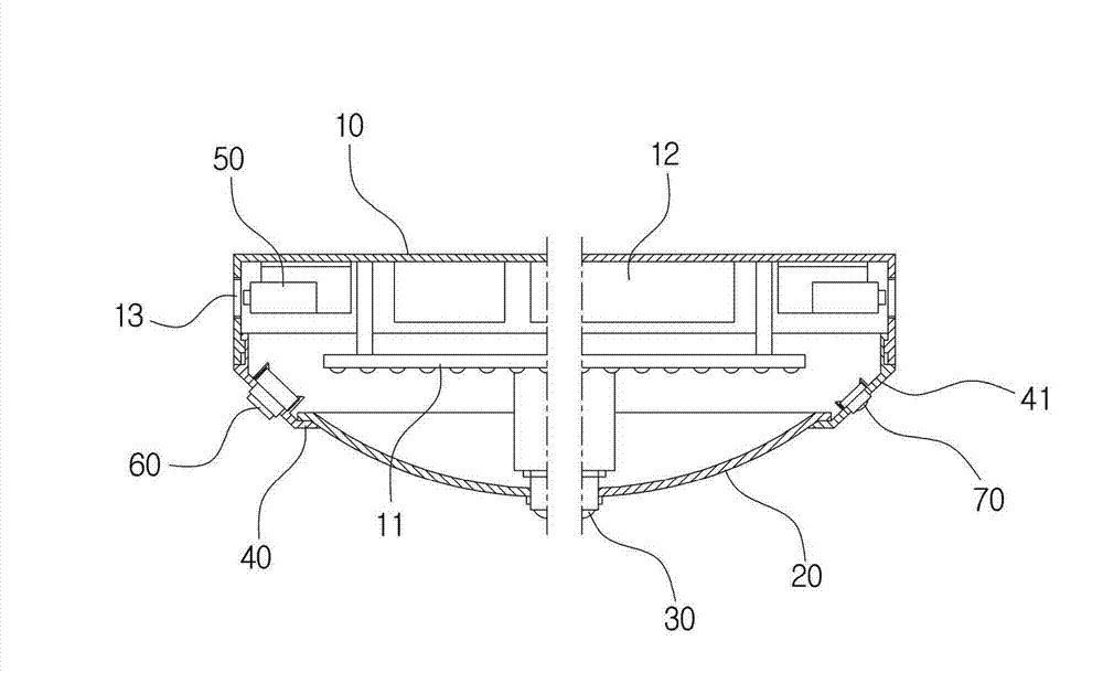 Sensor lighting apparatus with recording unit