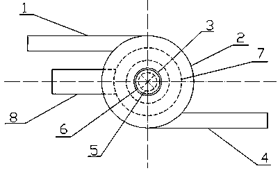 Three-product radial magnetic-field magnetic cyclone for magnetite separation and classification