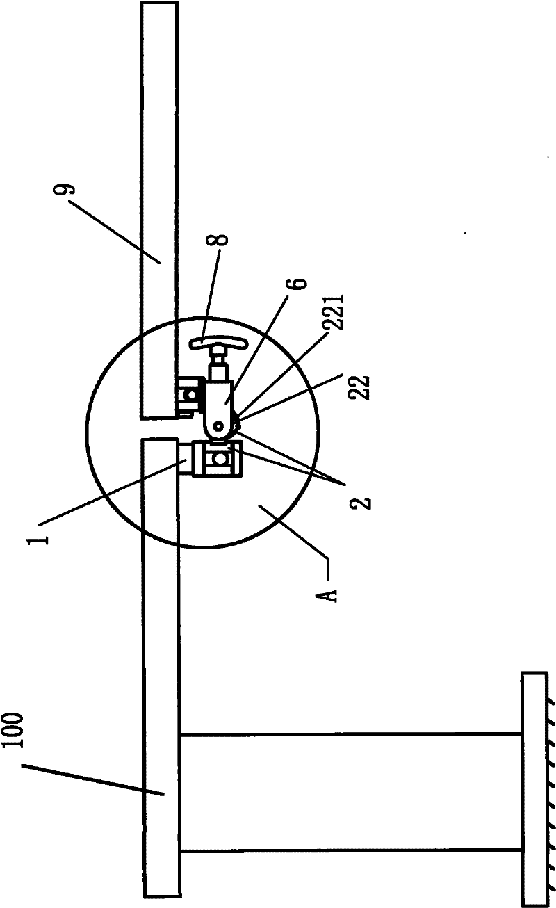 Leg plate structure of medical diagnosis and treatment bench