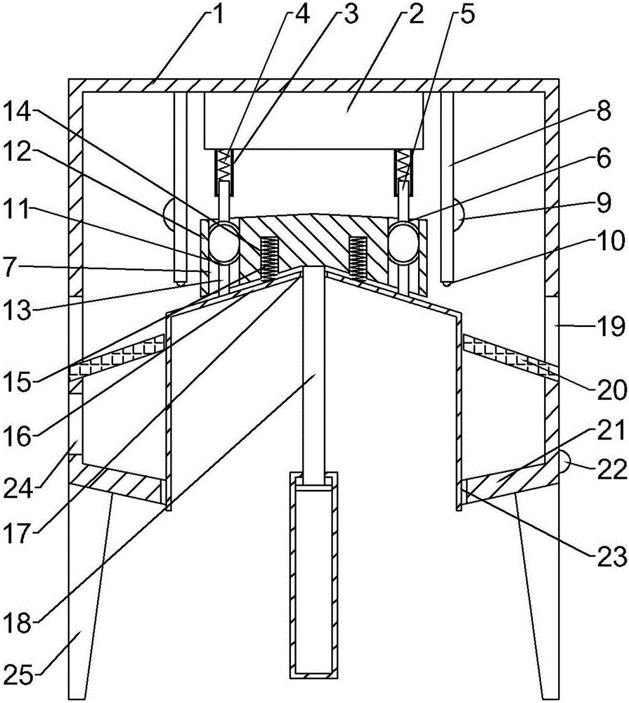 Forming device for producing organic fertilizer