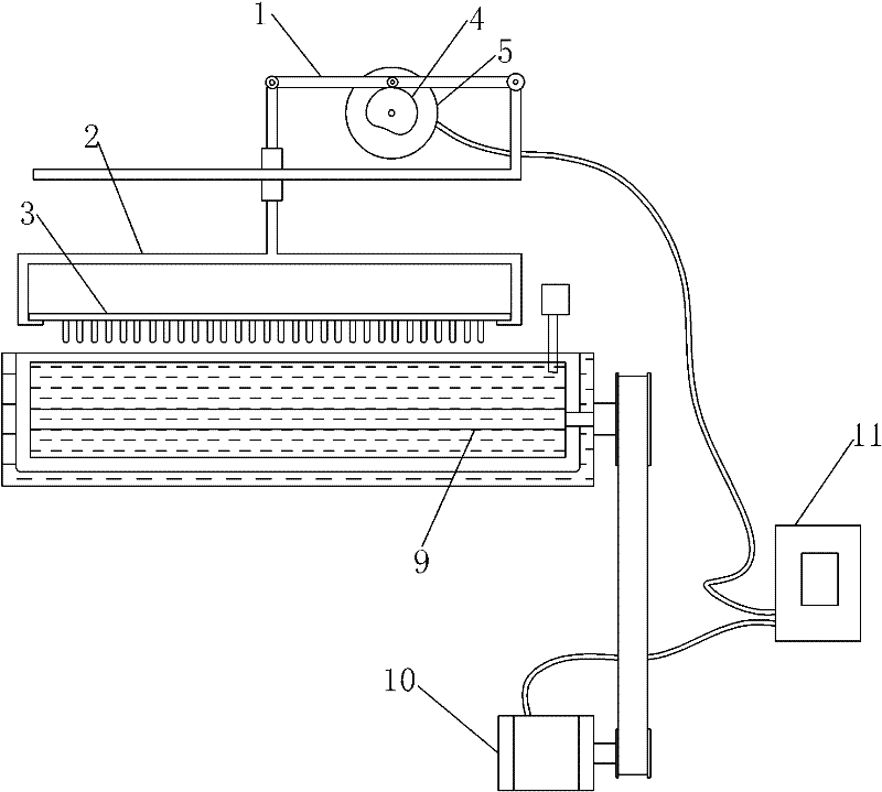 Variable-speed response capsule glue-dipping device and method