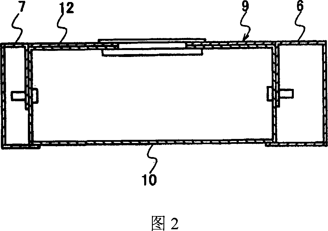 Operation panel, elevator using the operation panel, and method of taking out intermediate panel of the operation panel