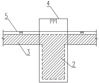 Connection method and structure for casting wall body and plate girder of powerhouse of hydropower station by stages