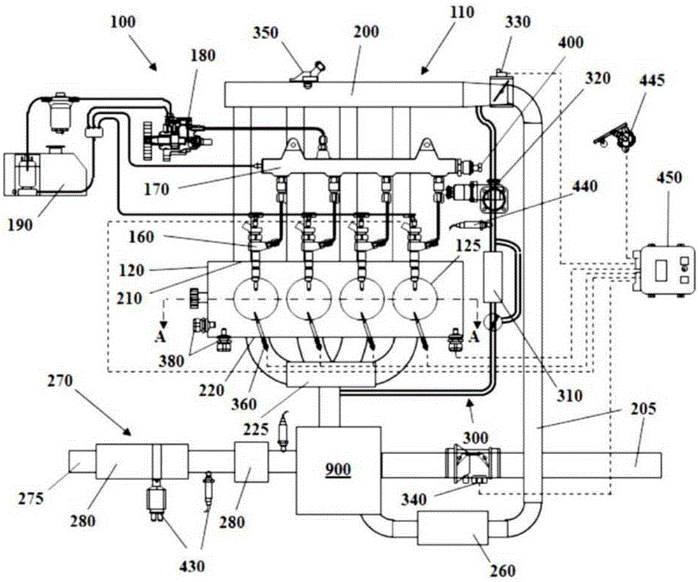 Internal combustion engine having a two stage turbocharger