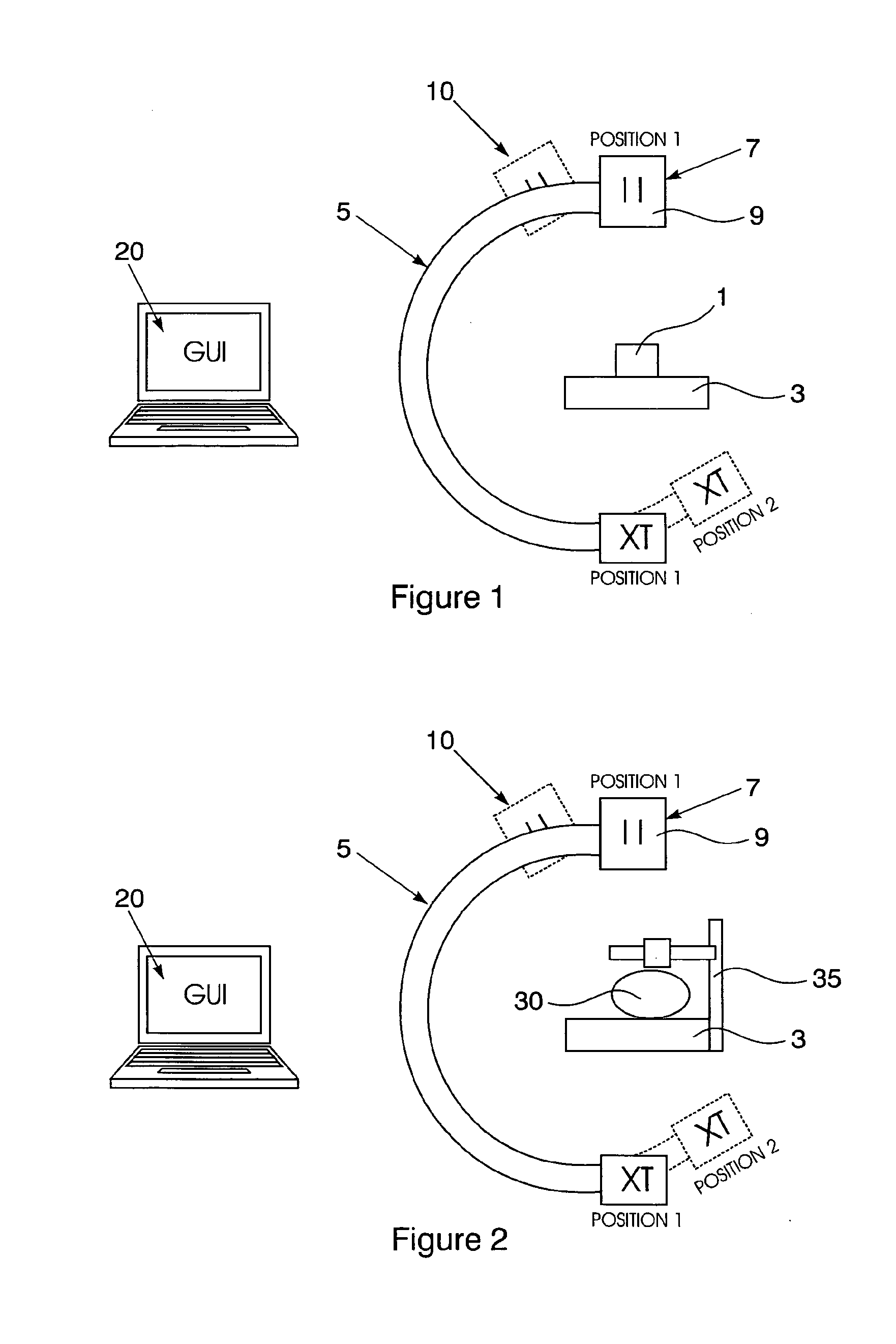 Method for positioning an instrument