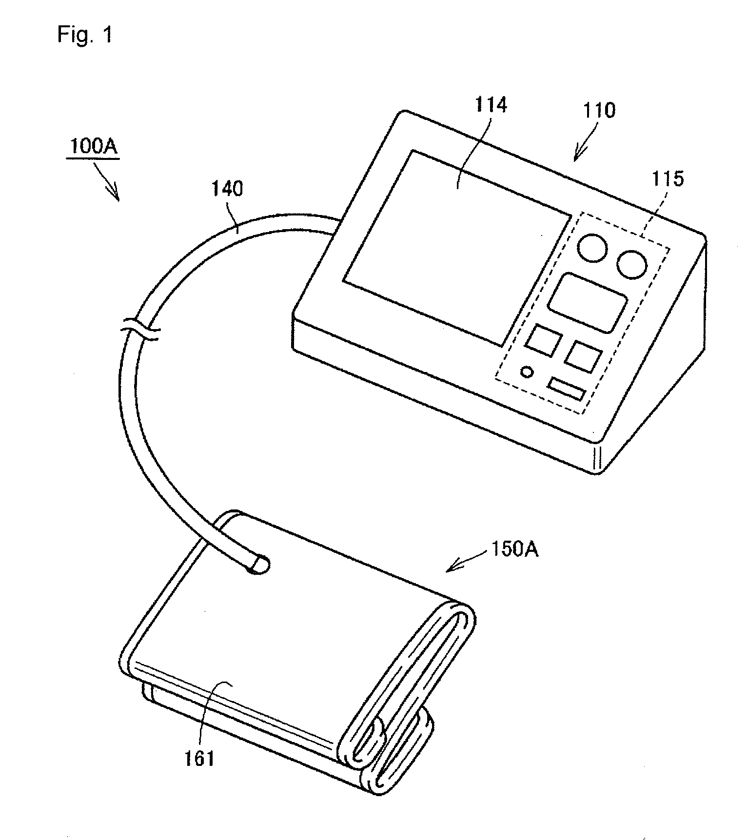 Sphygmomanometer cuff and sphygmomanometer