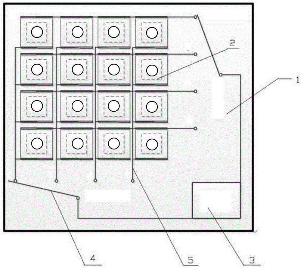 Graphene pressure sensor array system and preparation method thereof