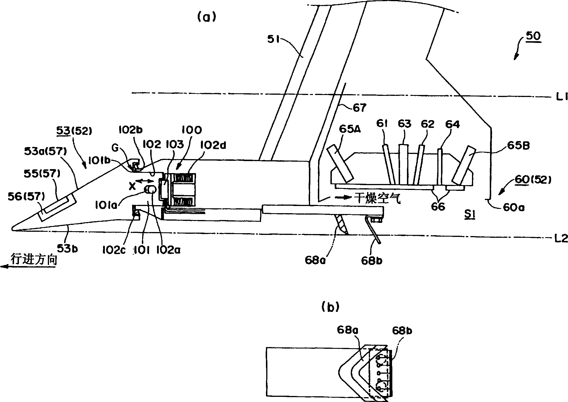 Observation device for soil characteristic and observation method for soil characteristicp