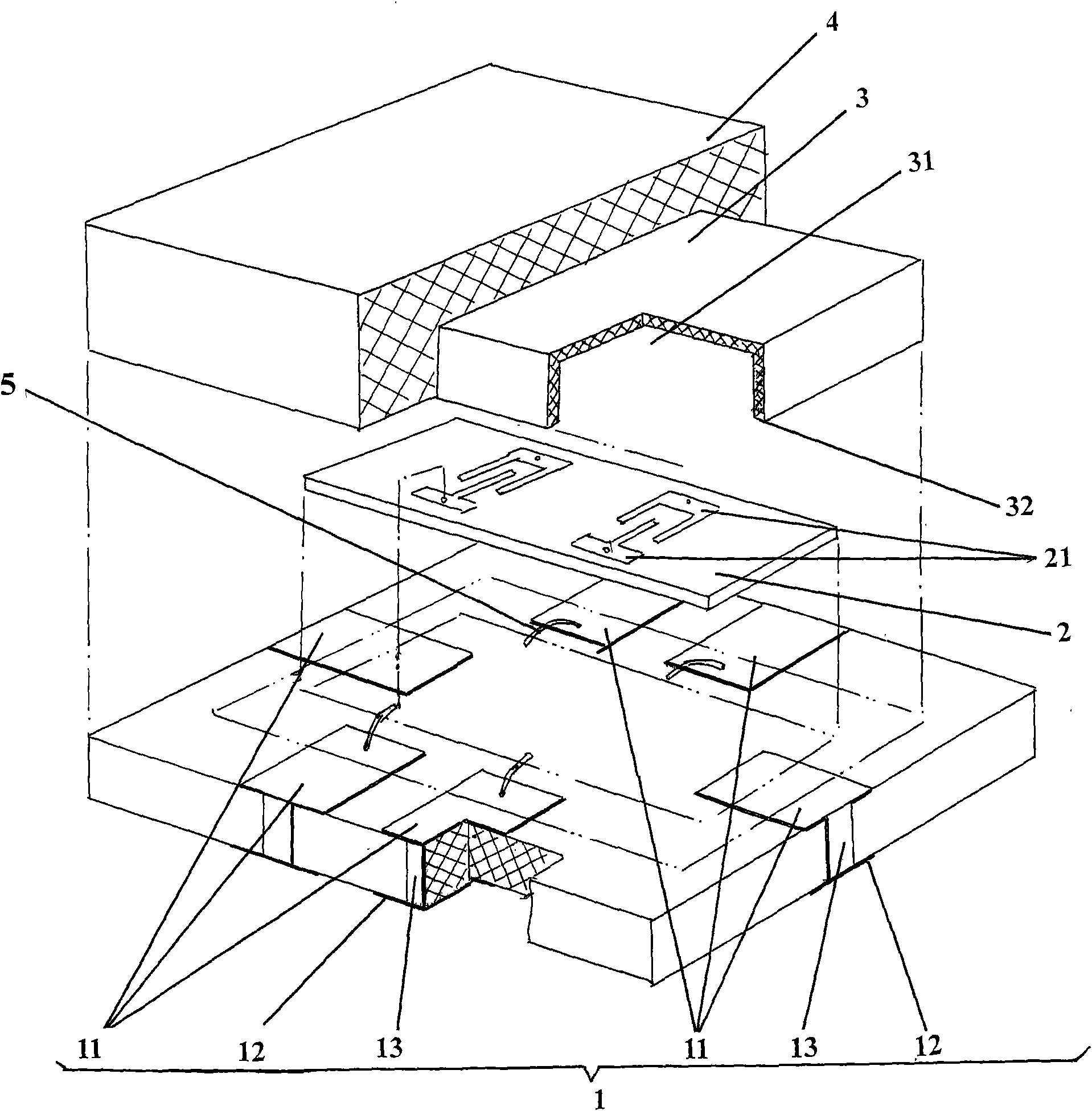 Surface wave device encapsulation structure