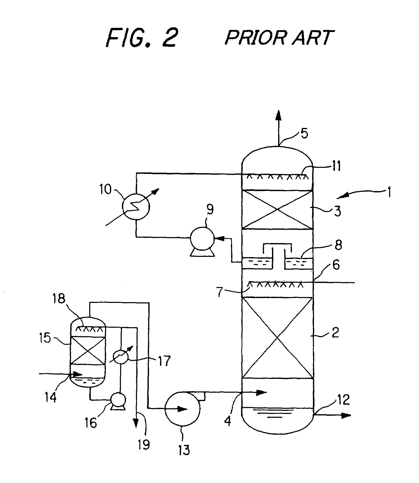 Amine recovery apparatus and decarbonation apparatus having same