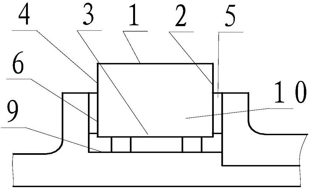 Planing method for cubic part vertical faces