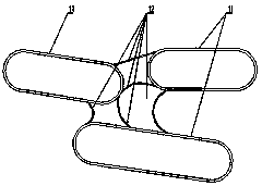 Automobile transporting device and working process thereof
