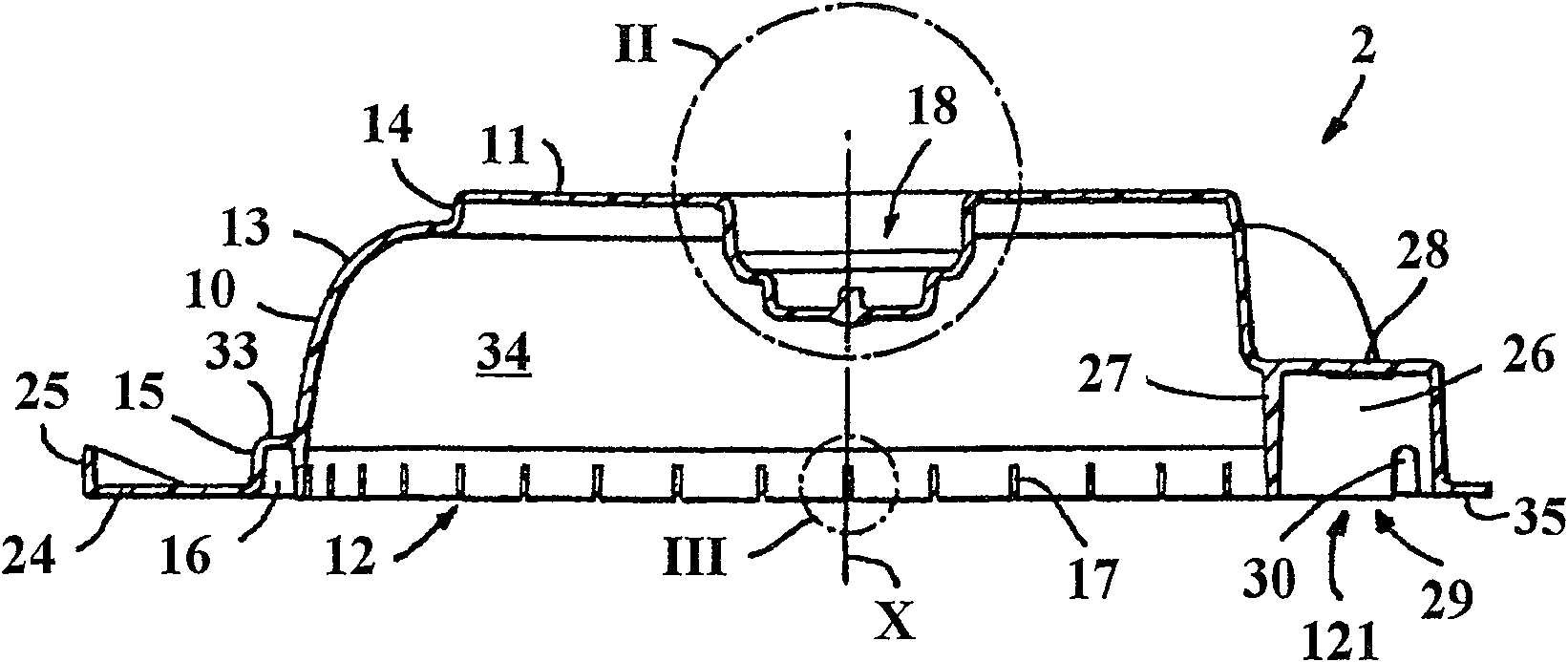 Cartridge and method for the preparation of beverages