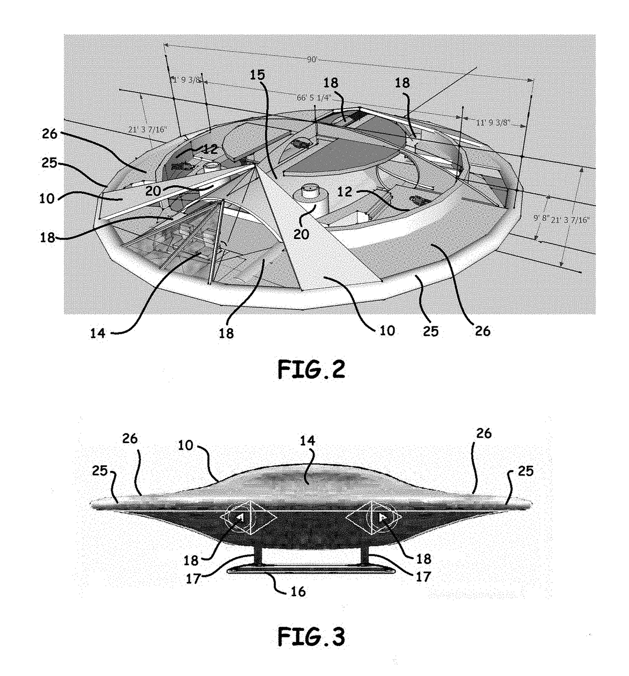 Centripetal aerodynamic platform spacecraft