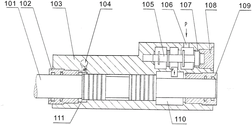 Hydraulic rock drill and impactor and flow equalizing valve for the rock drill